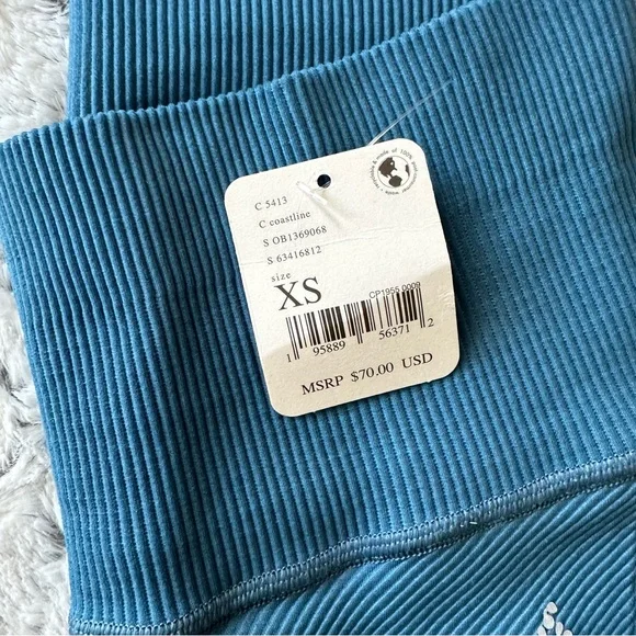 Free People Movement Free Throw Leggings, Coastline, XS - Picture 3 of 10